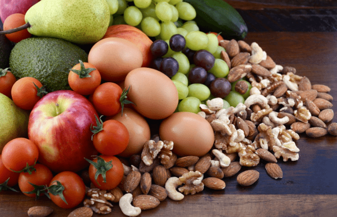 Nuci de legume cu fructe